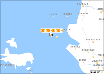 map of Qareh Dāgh