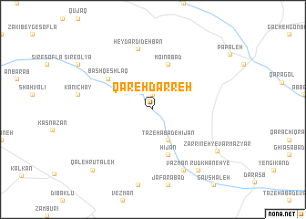 map of Qareh Darreh