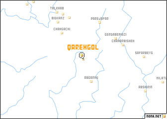 map of Qareh Gol