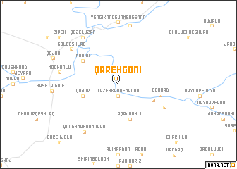 map of Qareh Gonī