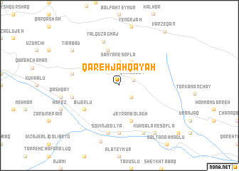 map of Qarehjah Qayah