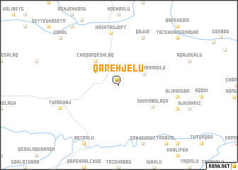 map of Qareh Jelū