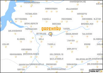 map of Qareh Nāv