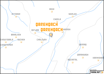 map of Qareh Qāch