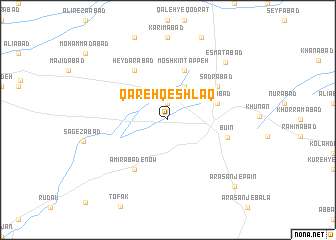 map of Qareh Qeshlāq