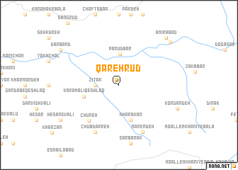 map of Qareh Rūd