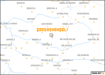 map of Qareh Shāh Qolī