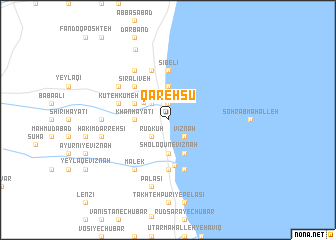 map of Qareh Sū