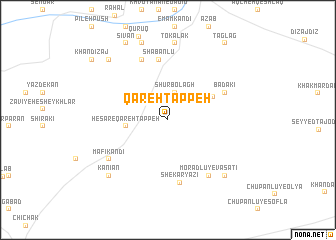 map of Qareh Tappeh