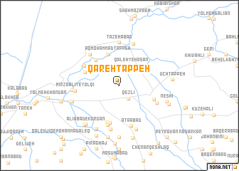 map of Qareh Tappeh