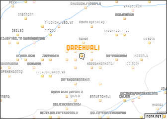 map of Qareh Valī