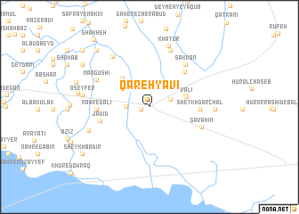 map of Qareh Yāvī