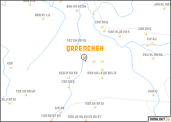 map of Qarencheh