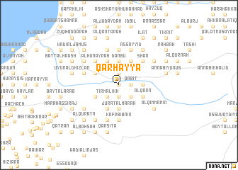 map of Qarḩayyā
