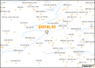 map of Qǝriblǝr