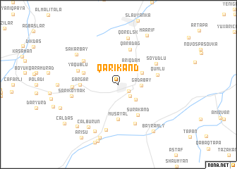 map of Qarıkǝnd