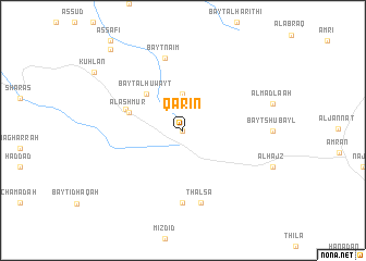 map of Qārin