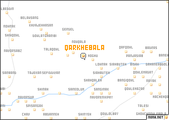 map of Qarkh-e Bālā