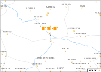 map of Qārkhūn