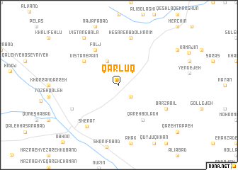 map of Qārlūq