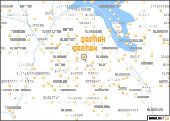 map of Qarnah