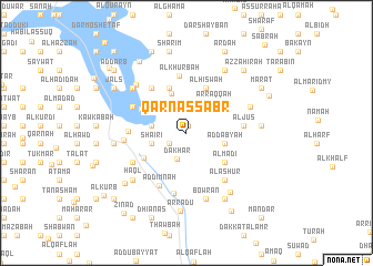 map of Qarn aş Şabr