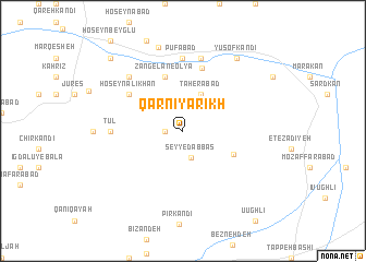 map of Qārnī Yārīkh