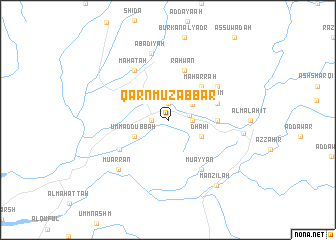 map of Qarn Muzabbar