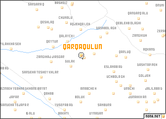 map of Qārqā Qūlūn
