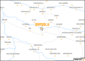 map of Qārqolū