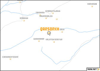 map of Qar Sorkh