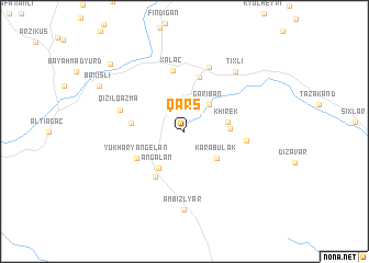 map of Qars