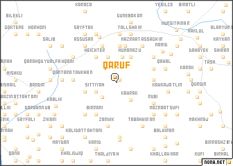 map of Qarūf