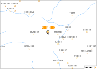 map of Qarwah