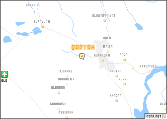 map of Qaryah