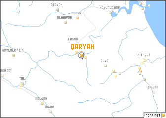 map of Qaryah