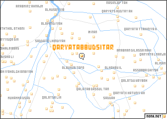 map of Qaryat ‘Abbūd Siţār