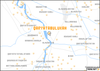 map of Qaryat Abū Lūkah