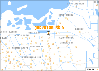 map of Qaryat Abū Sa‘īd