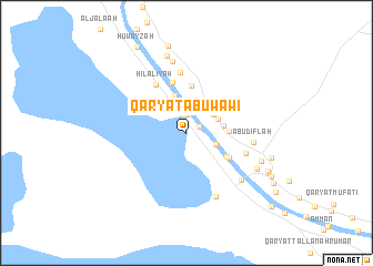 map of Qaryat Abū Wāwī