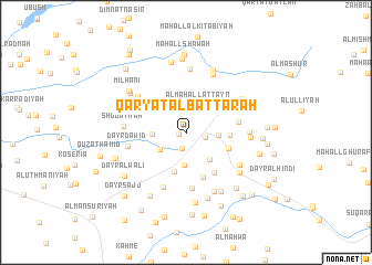 map of Qaryat al Battārah