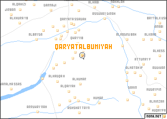 map of Qaryat al Būmīyah