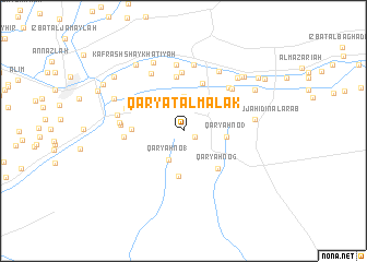 map of Qaryat al Malāk