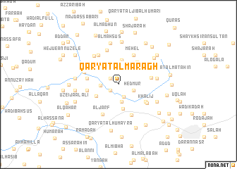 map of Qaryat al Marāgh