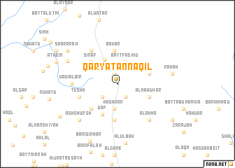 map of Qaryat an Naqīl