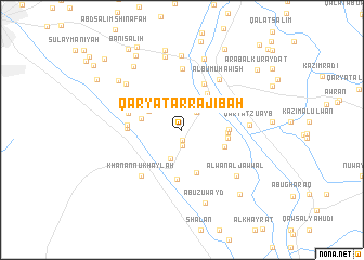 map of Qaryat ar Rajībah