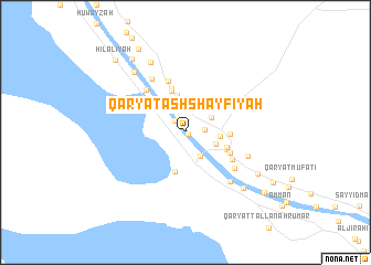 map of Qaryat ash Shayfīyah