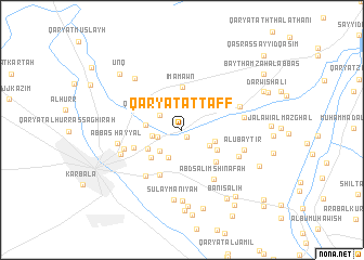 map of Qaryat aţ Ţaff