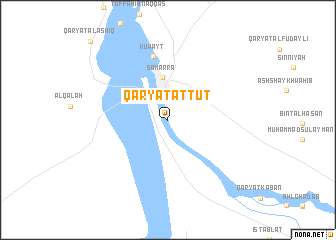 map of Qaryat at Tūt