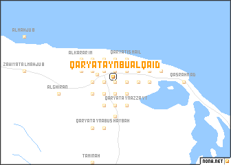 map of Qaryat ‘Ayn Bū al Qāʼid